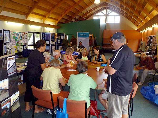 Pingao raranga - weaving workshop, Taipa 2012